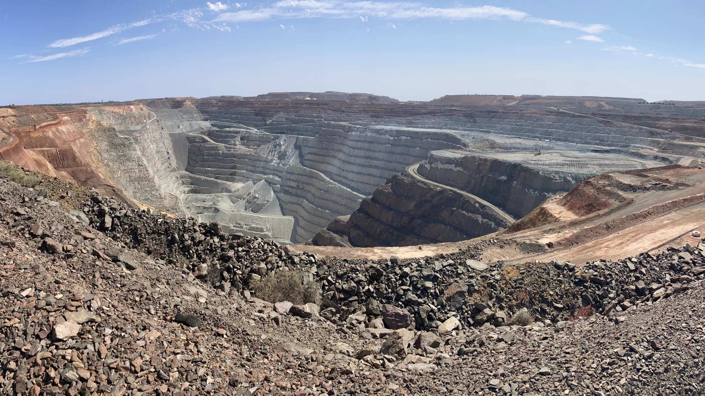 Panoramic view of the Kalgoorlie Super Pit in Western Australia, shown as regional context and not an NME-owned asset